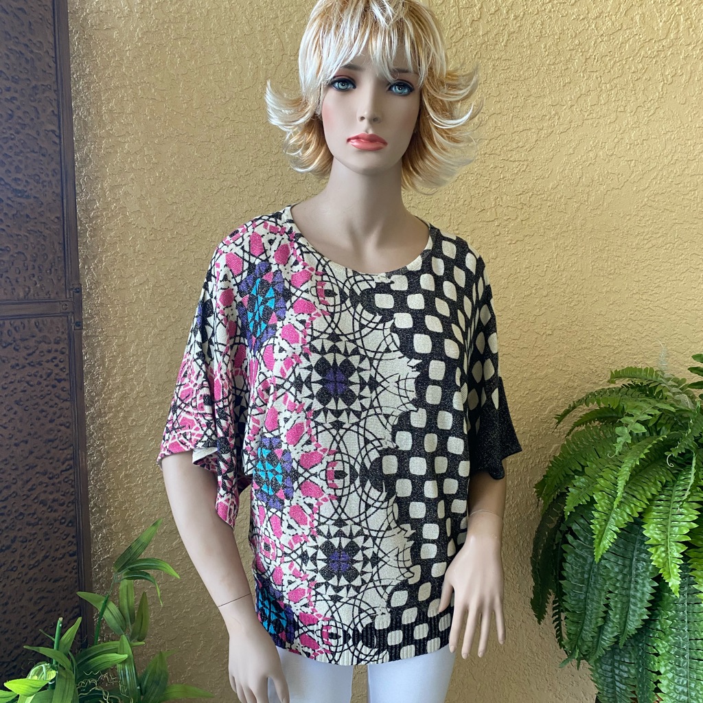 Joseph A Brand Multi Color Sweater Top